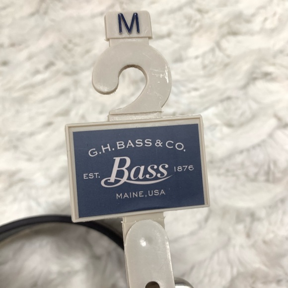 ⭐️3/$15⭐️ Bass Brown Genuine Leather Belt size Med - Picture 6 of 6